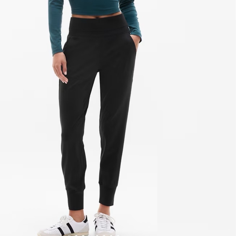 Athleta Venice High Rise Jogger Pants Black Size Xl